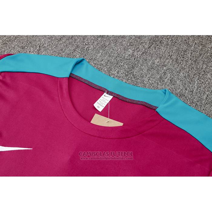 Fato de Treino Paris Saint-Germain Manga Curta 2024-2025 Purpura - Calcas Curta